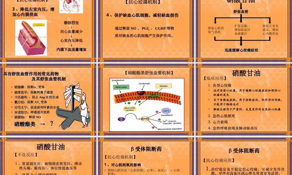 抗心绞痛药(2010)-1.ppt