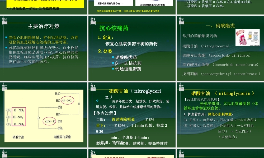 抗心肌缺血药.ppt