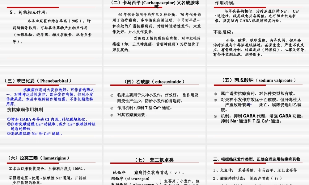 抗癫痫药和抗惊厥药(Anti-epileptic-drugs-and-Anticonvulsants).ppt