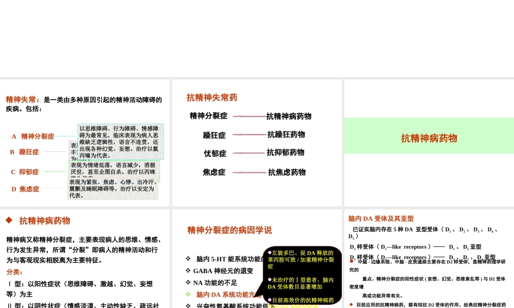 抗精神失常药-2013.ppt