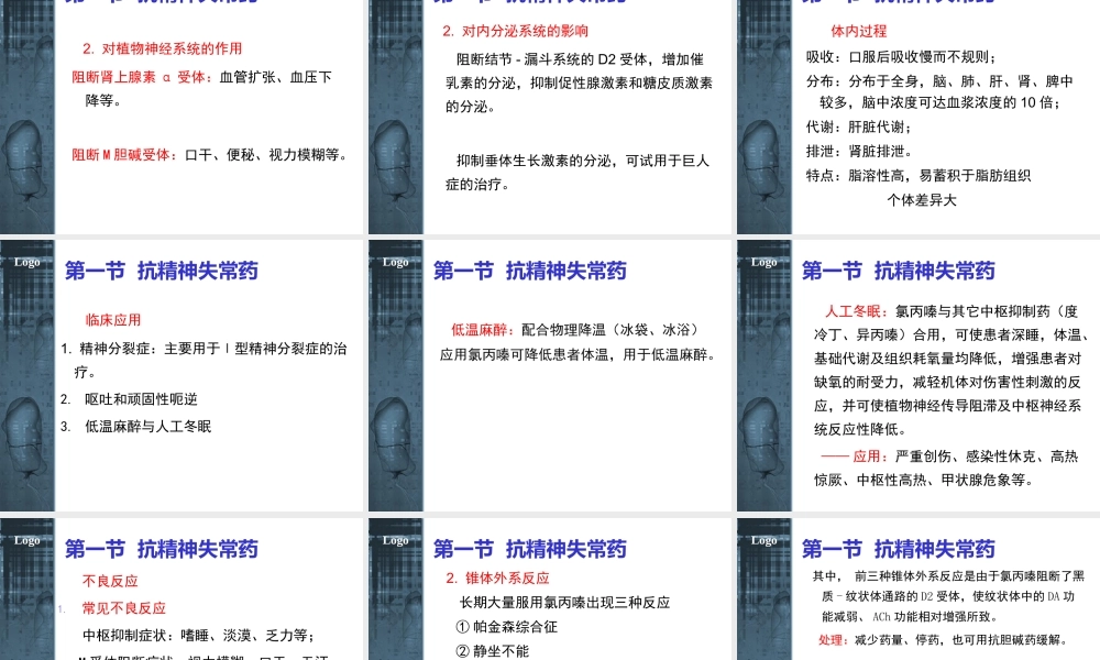 抗精神失常药2011-4-06总论.ppt