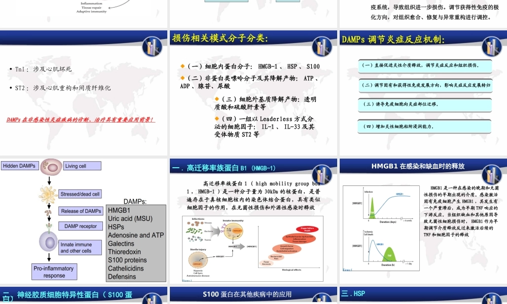 损伤相关模式分子.ppt