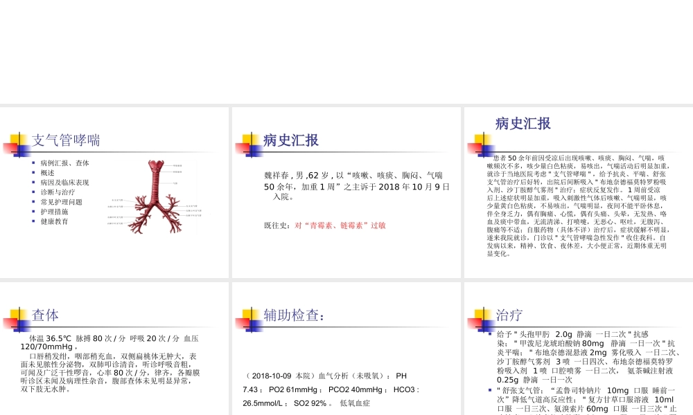 支气管哮喘教学查房.pptx