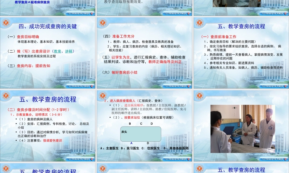 教学查房的基本要求.ppt