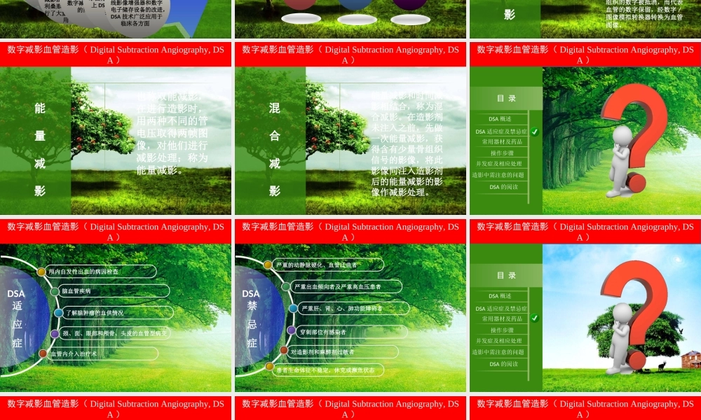 数字减影血管造影.ppt