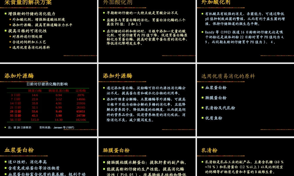 断奶仔猪料的营养与工艺设置概述.ppt