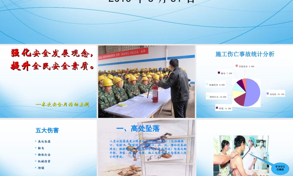 施工现场典型安全事故案例(PPT-图片-个个触目惊心-个个都是血的教训).ppt