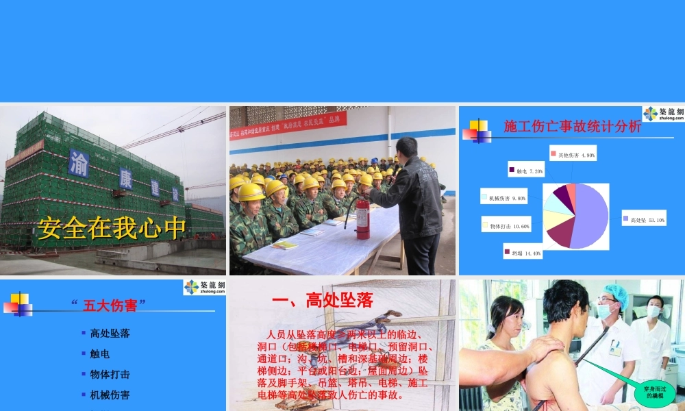 施工现场典型安全事故案例(PPT-大量的图片-个个触目惊心-个个都是血的教训).ppt