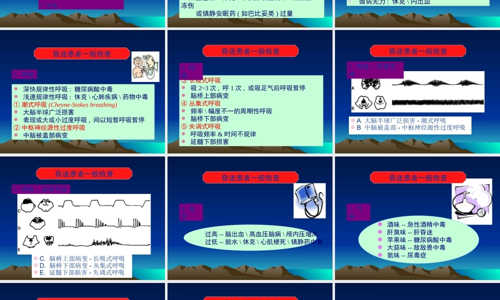 昏迷病人的神经系统检查(精).ppt