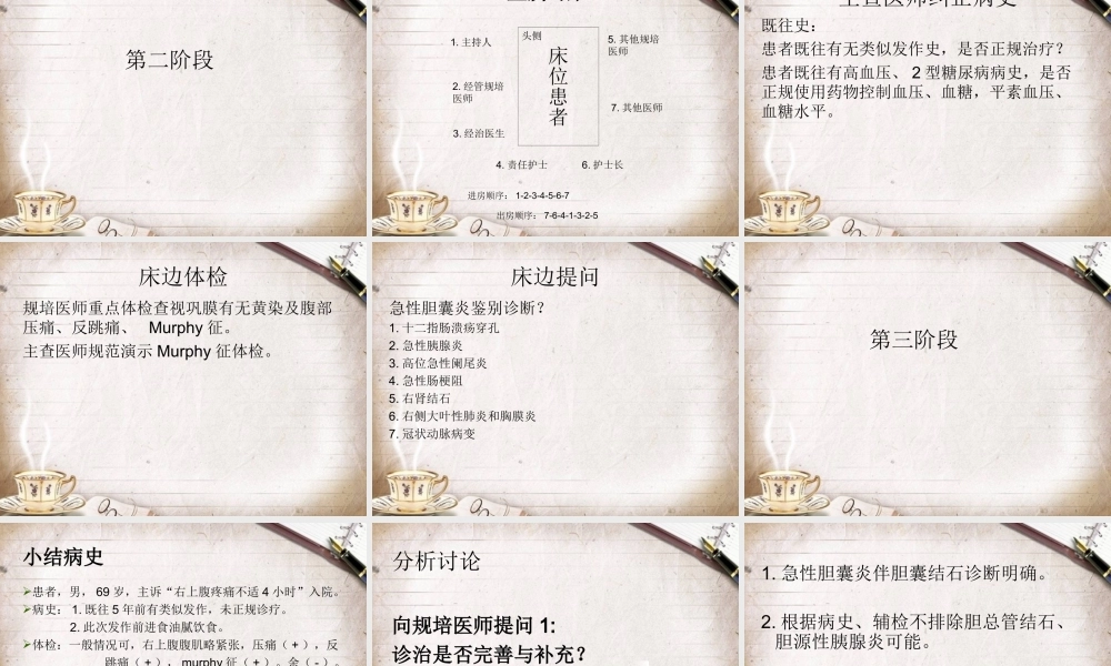 普外胆囊结石教学查房.ppt