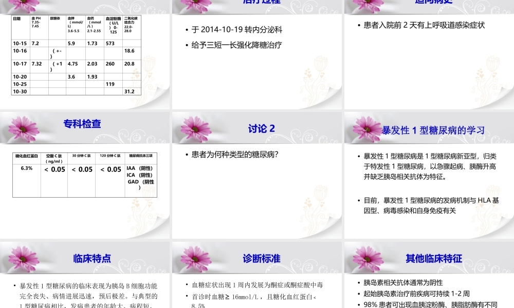 暴发性1型糖尿病.ppt
