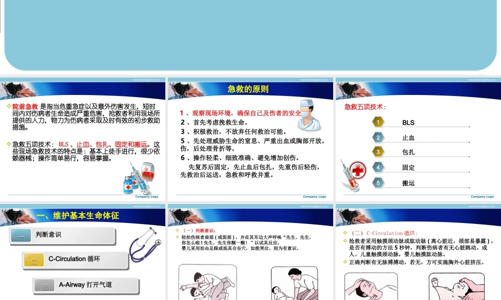 止血包扎转运院前急救.ppt