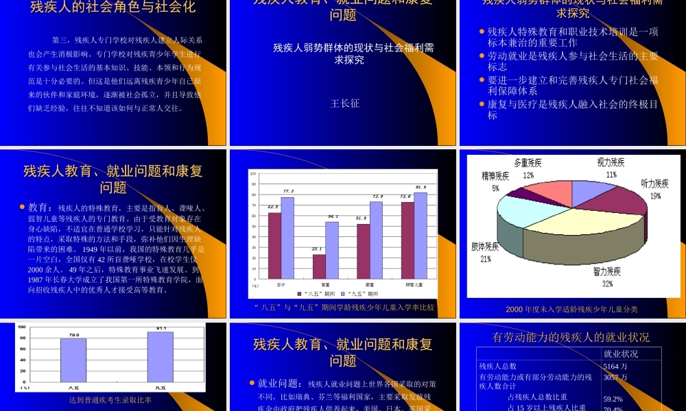 残疾人与儿童保护.ppt