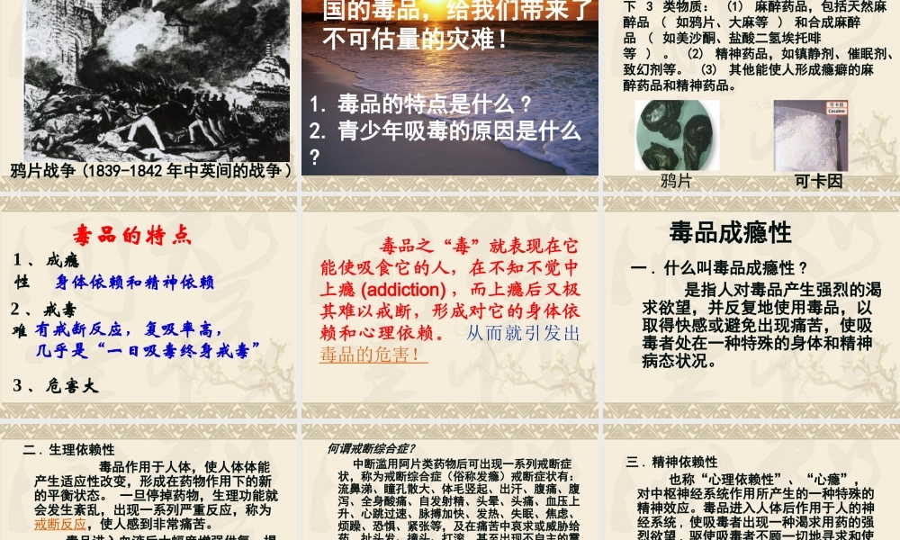 毒品及其危害--lsj.ppt