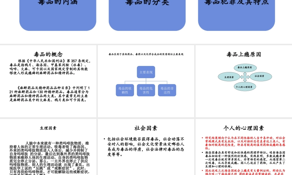 毒品犯罪概述..ppt