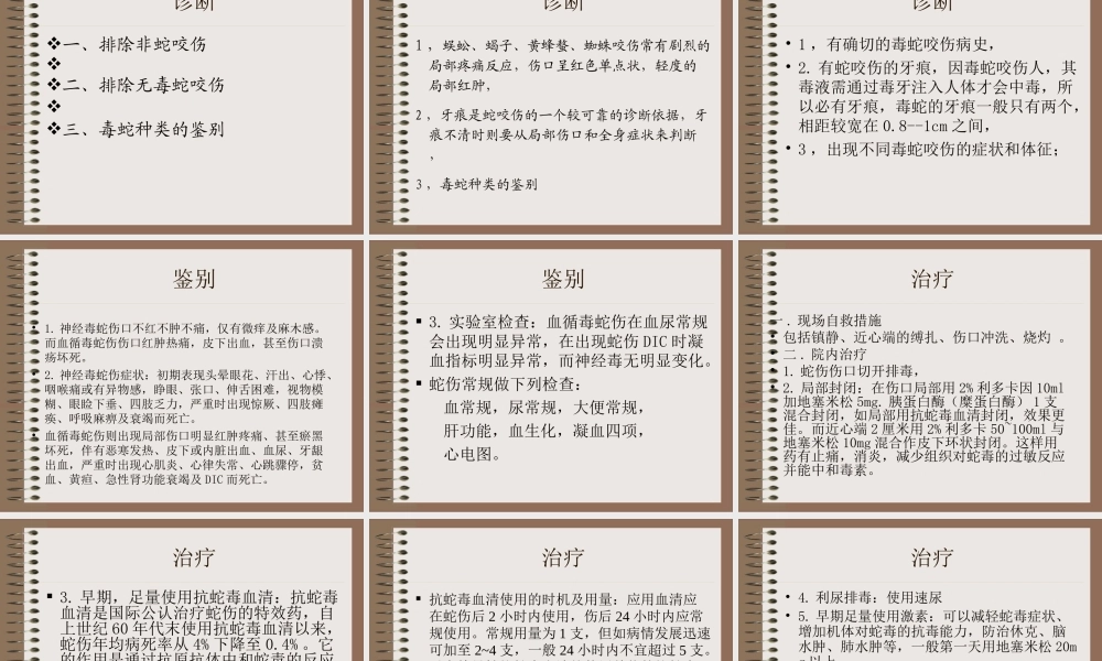 毒蛇咬伤的救治.ppt