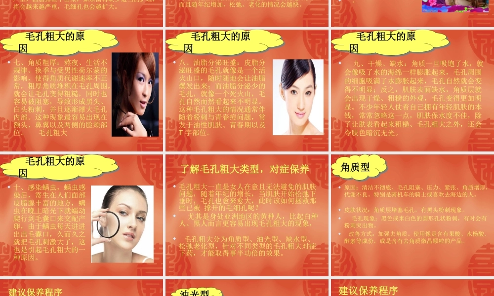 毛孔粗大皮肤的养护.ppt