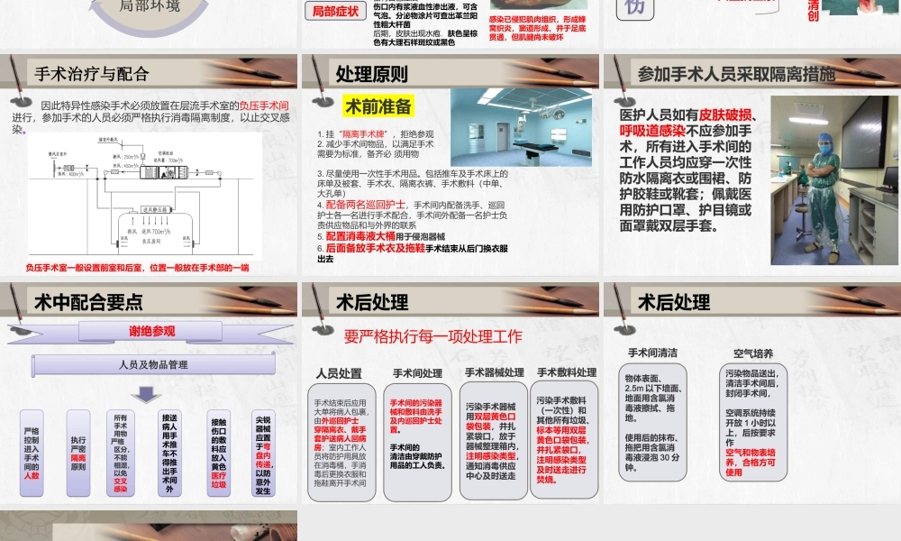 气性坏疽手术配合与处理.ppt