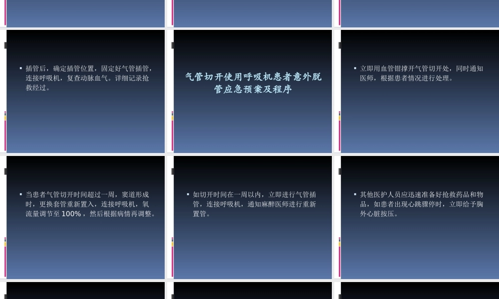 气管插管意外拔管的应急预案.ppt