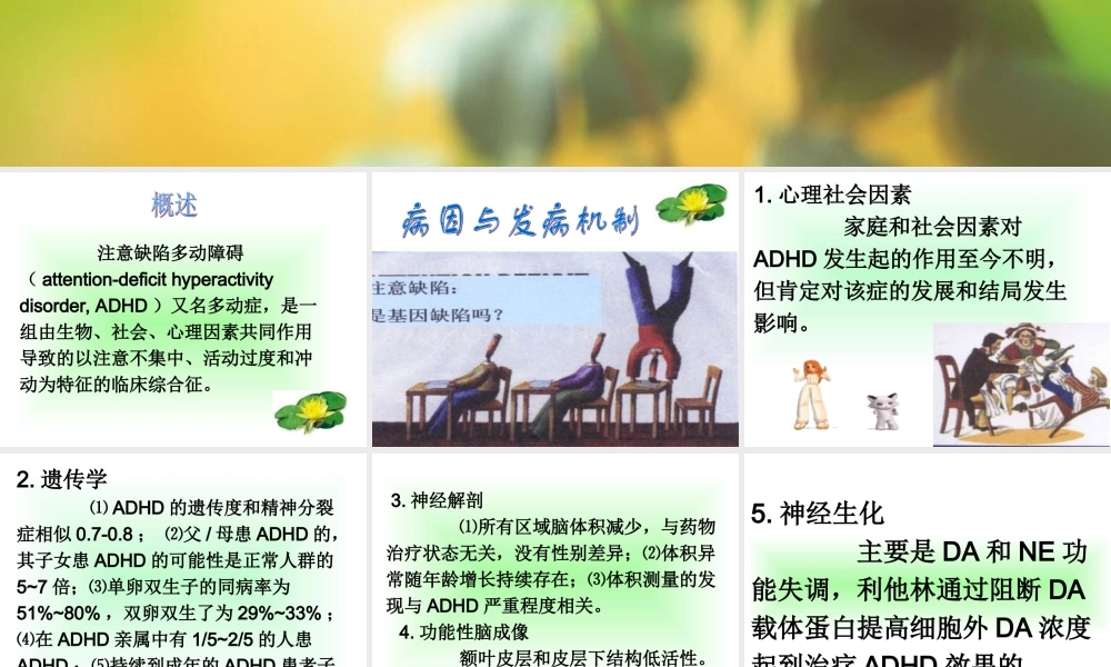 注意缺陷多动障碍.ppt