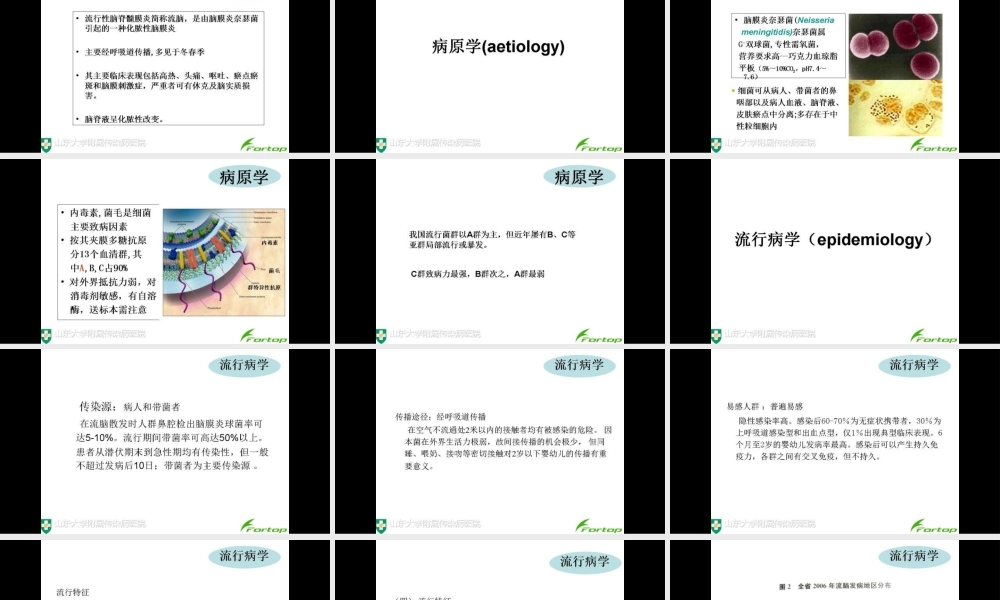 流行性脑脊髓膜炎.pptx