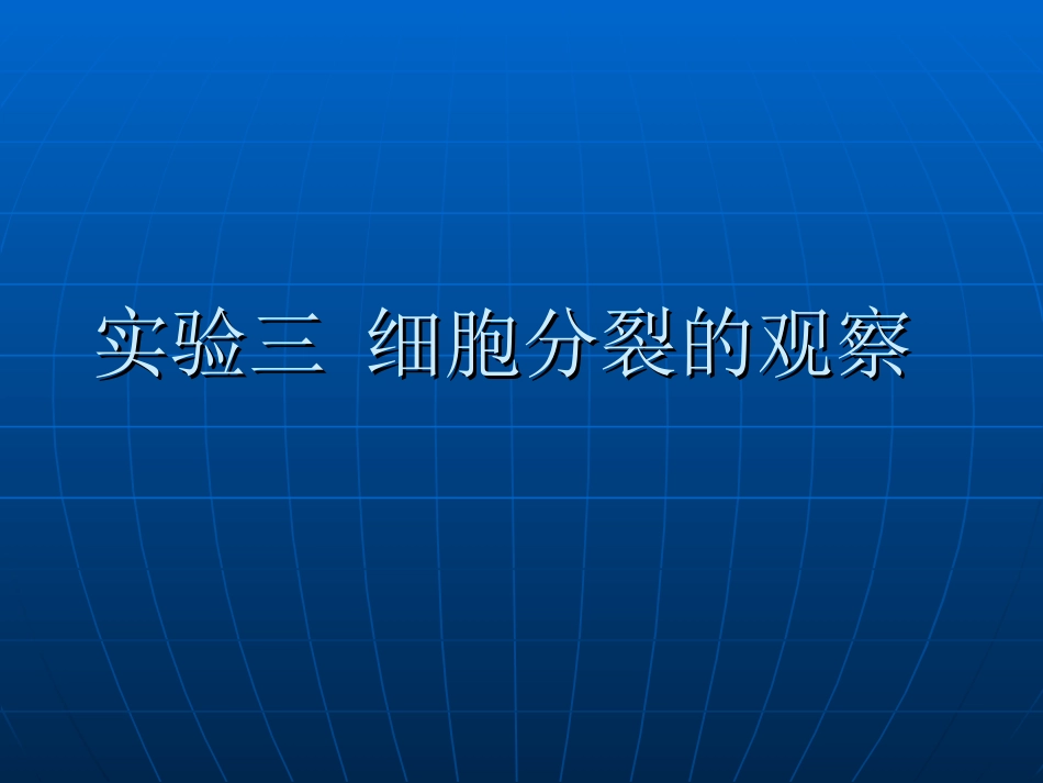 细胞分裂的观察..ppt_第1页
