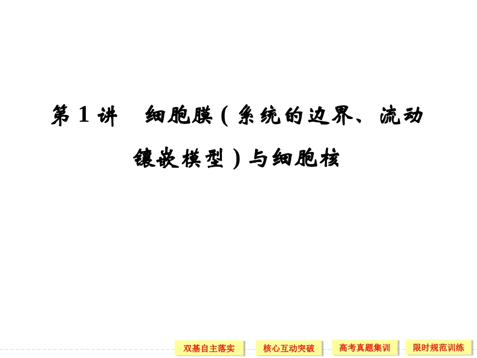 细胞膜与细胞核-流动镶嵌模型.ppt_第2页