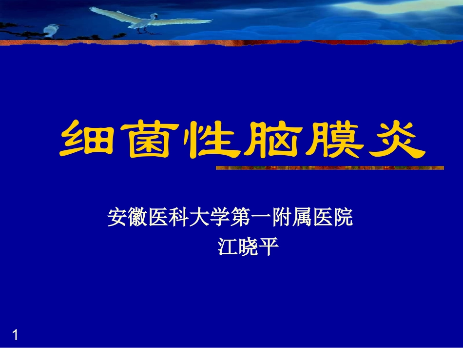 细菌性脑膜炎(hn09).ppt_第1页