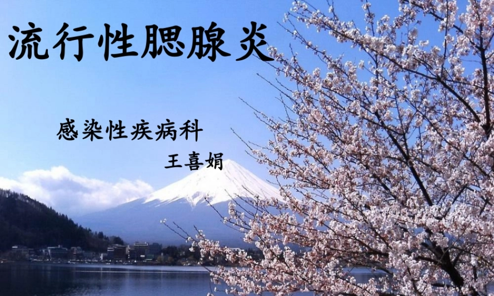 流行性腮腺炎PPt.pptx