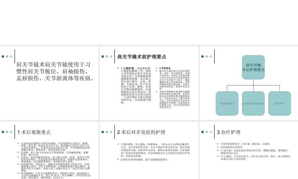浅淡肩关节镜.ppt