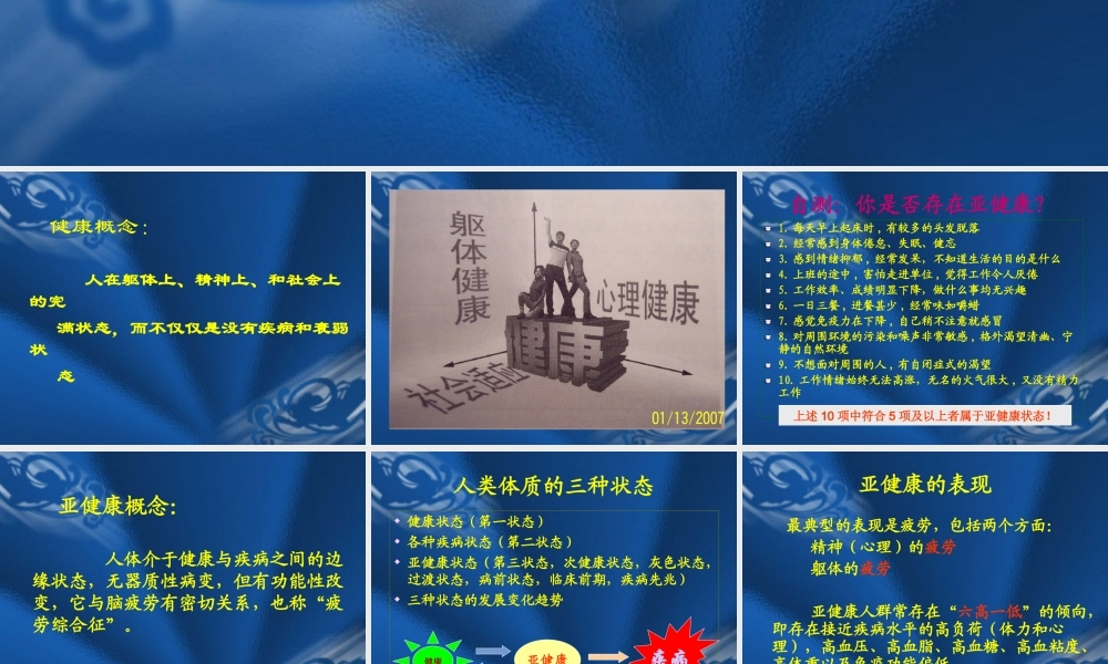 浅谈亚健康.ppt