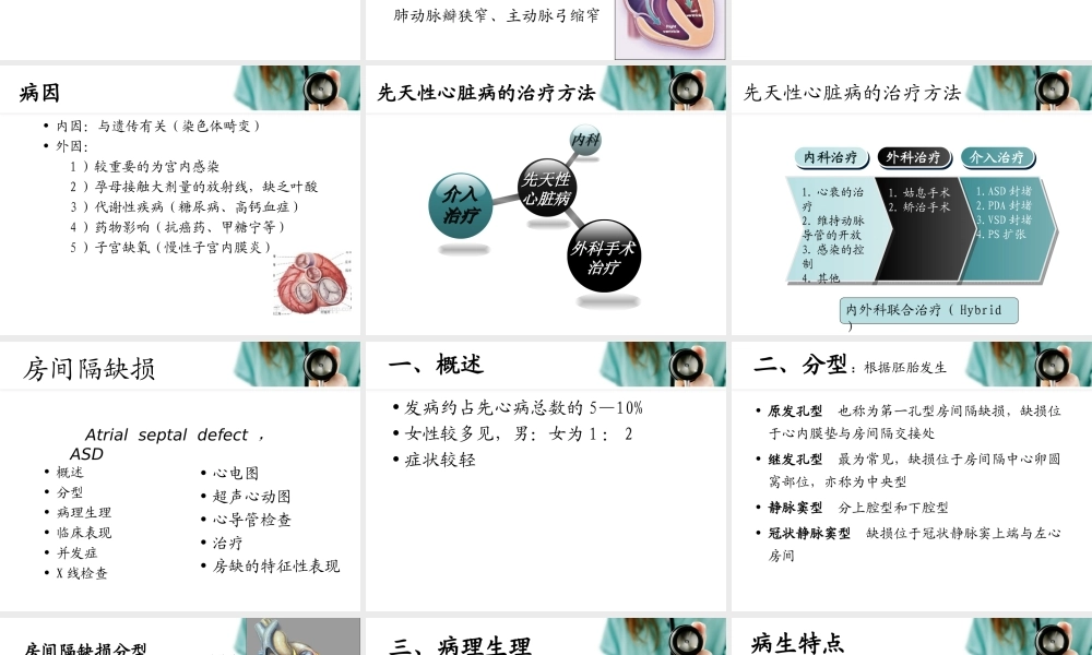 浅谈先天性心脏病.ppt