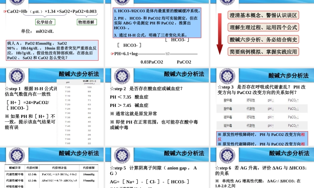 浅谈血气分析.ppt