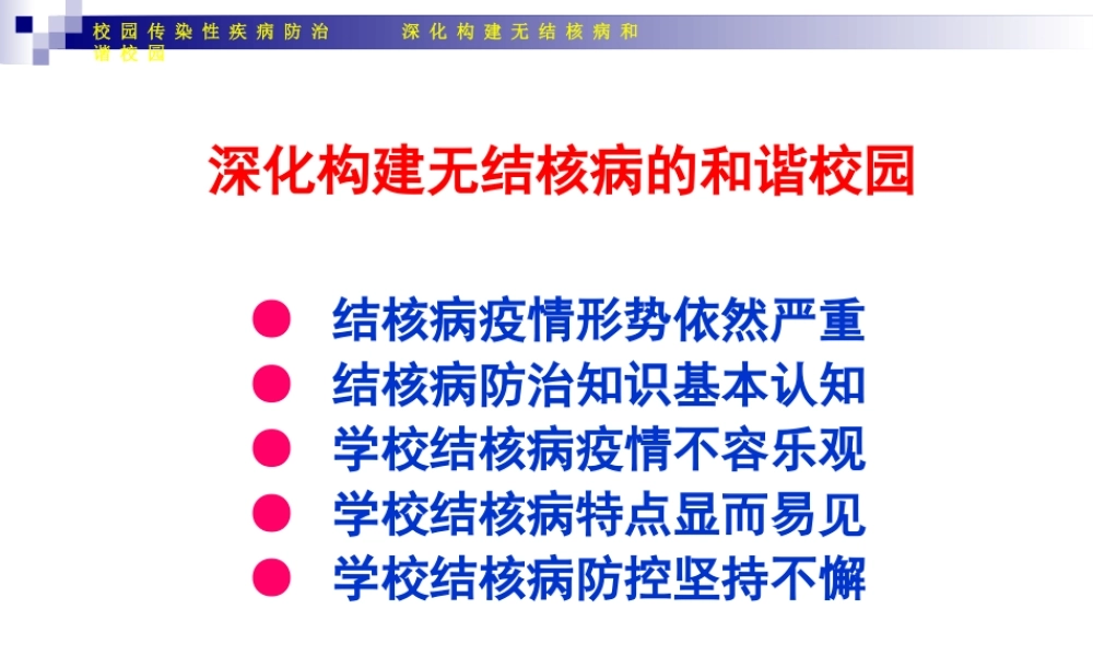 海口市第十四中学校园--构建无结核病和谐校园(1).ppt