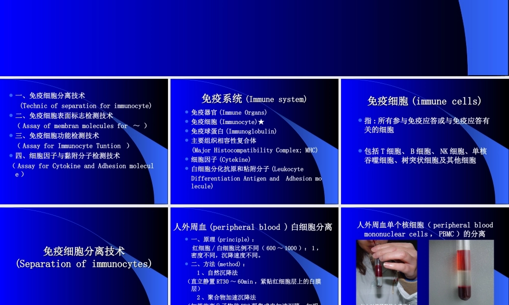 淋巴细胞标志检测.ppt