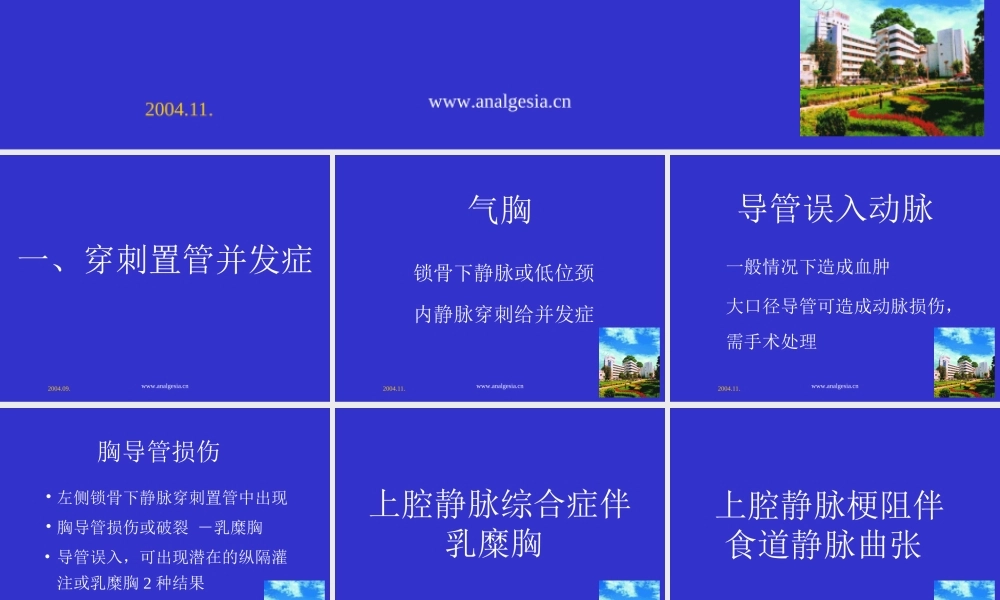 深静脉置管合并症-附件.ppt