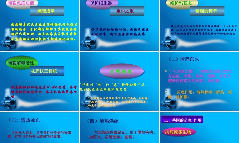 清热药的主要药理作用1.ppt