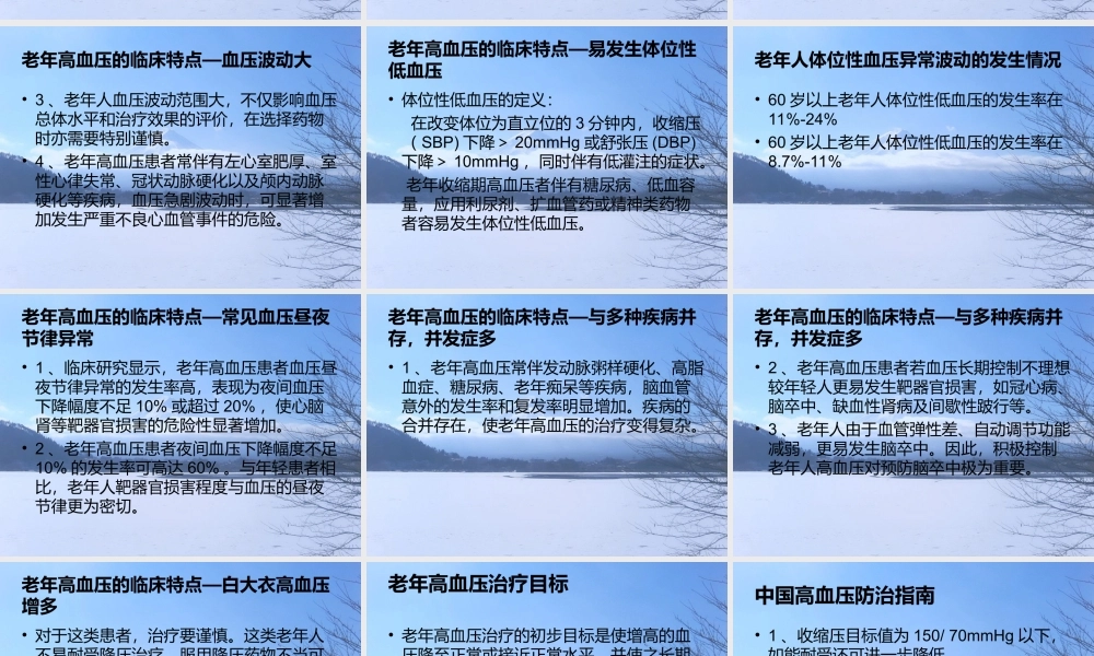 演示文稿老年高血压.ppt