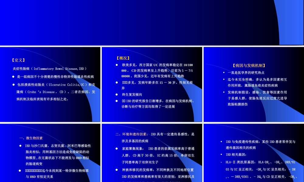 炎症性肠病进展的幻灯.ppt
