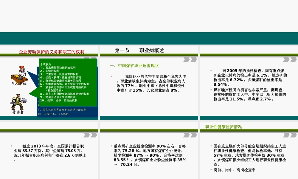 煤矿职业病防治(使用)讲义..ppt