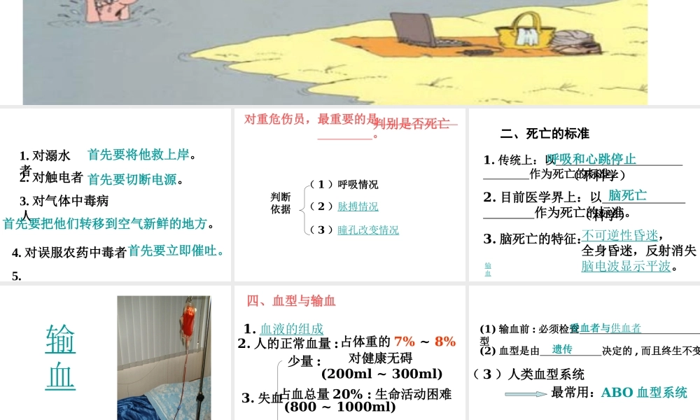 照顾好你身体二血型.ppt