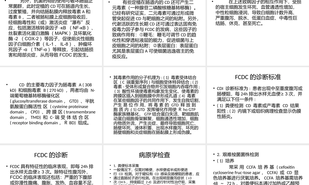 爆发性艰难梭菌结肠炎.pptx