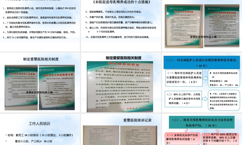 爱婴医院建设标准.ppt