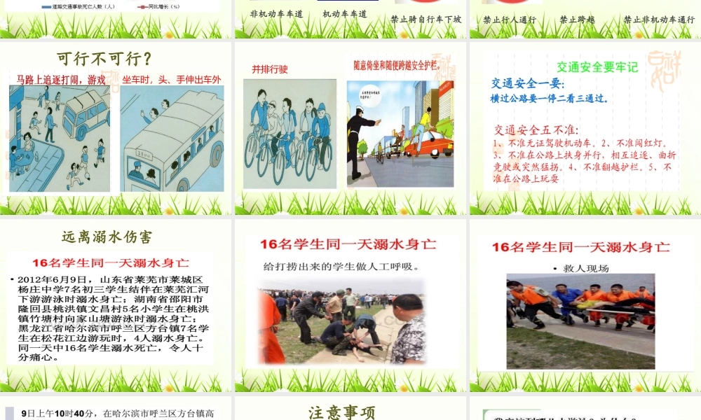 珍爱生命-远离伤害.ppt