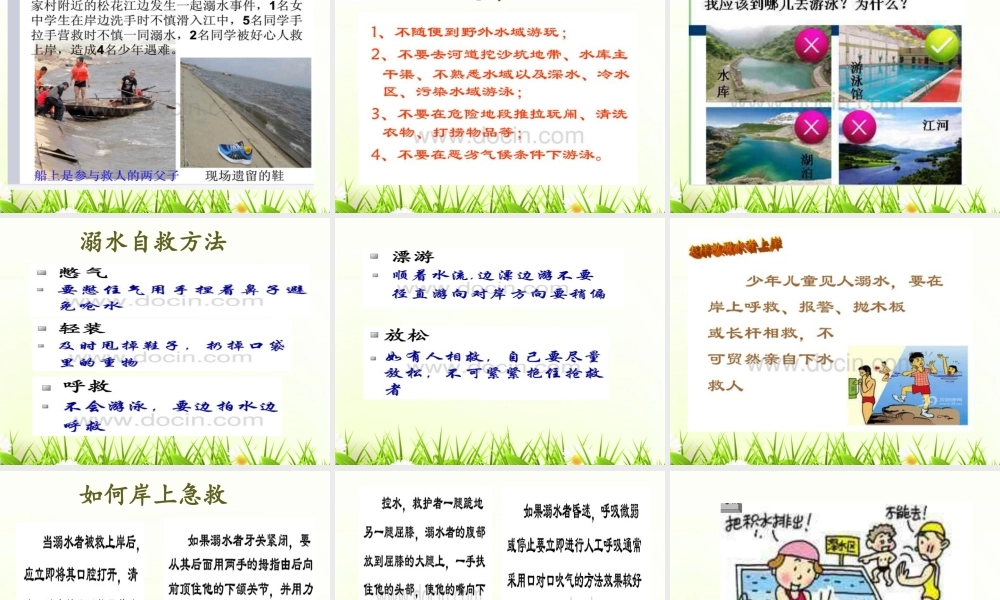 珍爱生命-远离伤害.ppt