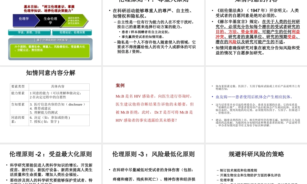 生命伦理原则.ppt