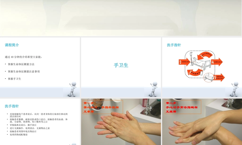 生命体征监测手卫生.ppt