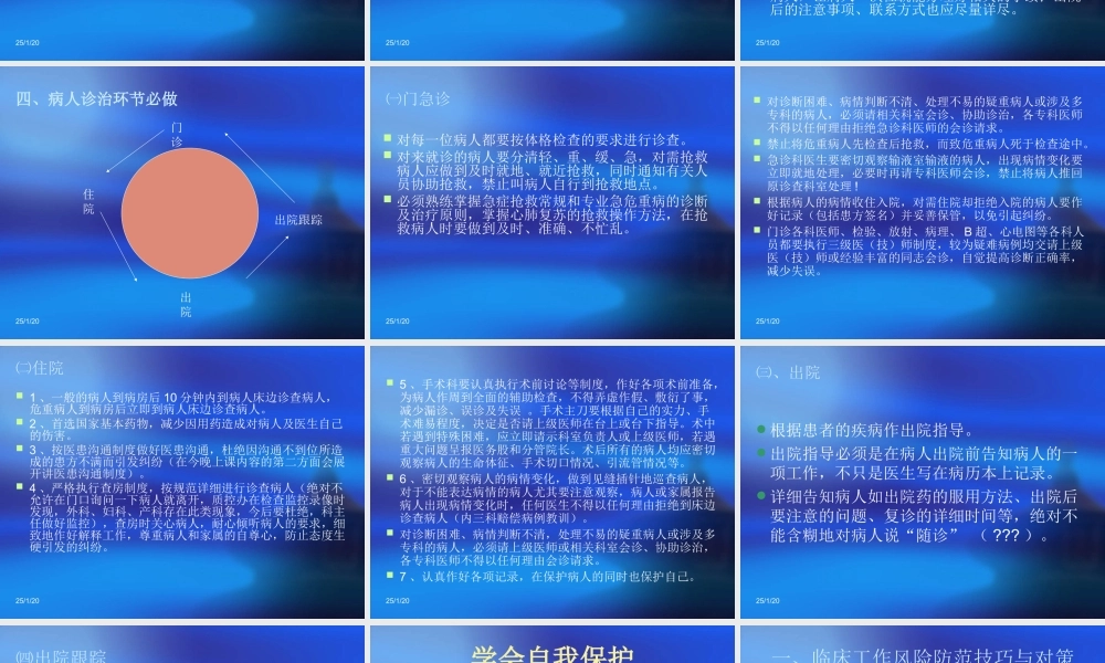 用心诊治病人-学会自我保护.ppt