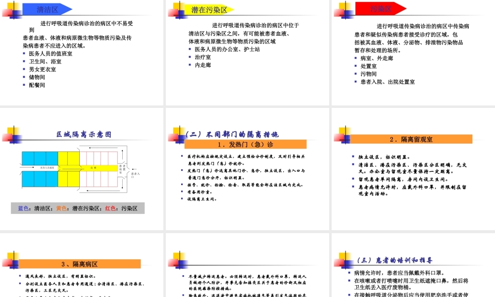 甲型H1N1流感医院感染控制技术.ppt