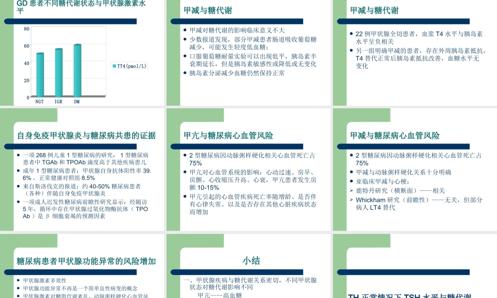甲状腺与糖尿病概要.ppt